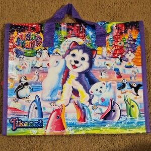 Lisa Frank Tikanni Husky Trifold Portfolio